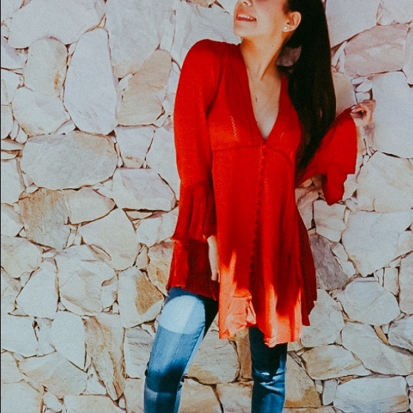 Dresses & Skirts - LAST ONE! Long Sleeve Bohemian Tunic Top